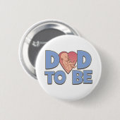 Vater als Mutterschaft Button (Vorne & Hinten)