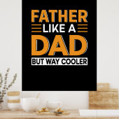 Vater als Vater Poster (Küche)