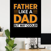 Vater als Vater Poster (Heimbüro)