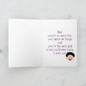 Vater am Geburtstag (Sohn) Karte (Innenseite)