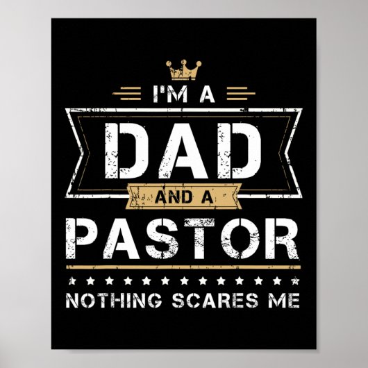 Vater Amp; Pastor nichts stört mich Poster (Vorne)