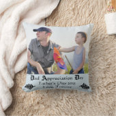 Vater-Anerkennungs-Tag - quadratisches Kissen (Decke)