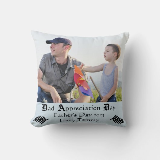 Vater-Anerkennungs-Tag - quadratisches Kissen (Vorderseite)