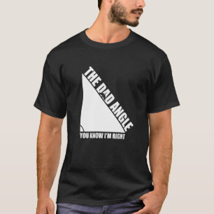 Vater Angle Liebe Math Vathers Day Geometrie Sie w T-Shirt