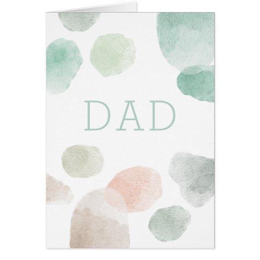 Vater. Aquarellpastellfarben abstrakt Happy Vlies (Vorne)
