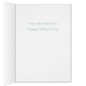 Vater. Aquarellpastellfarben abstrakt Happy Vlies (Innen (Rechts))