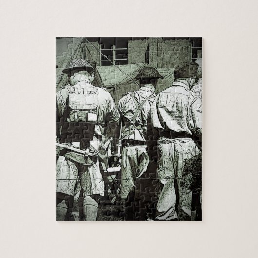 Vater-Armee auf Parade Puzzle (Vertikal)