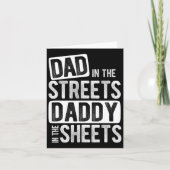 Vater auf den Straßen Daddy in den Blättern besten Karte (Vorderseite)