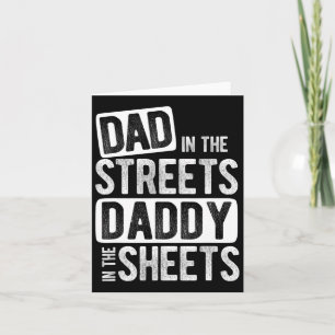 Vater auf den Straßen Daddy in den Blättern besten Karte