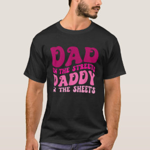 Vater auf den Straßen Daddy in den Blättern Funny T-Shirt