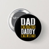 Vater auf den Straßen Daddy in den Blättern Vater& Button (Vorne & Hinten)
