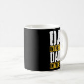 Vater auf den Straßen Daddy in den Blättern Vater& Kaffeetasse (VorderseiteRechts)