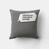 VATER AUS ZOLLKissen Kissen (Rückseite)