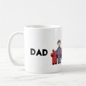 Vater-Auto-Mechaniker Kaffeetasse (Links)