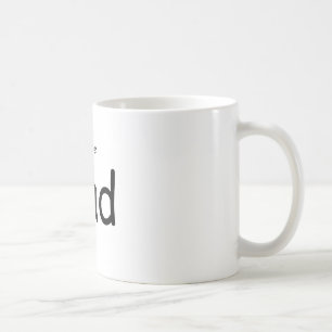 Vater bald sein kaffeetasse