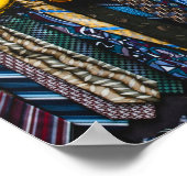 Vater-Balloons in Gold mit farbenfrohen Neckstrass Poster (Ecke)