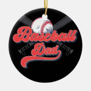 Vater Baseball Papa für Männer Stolzer Baseball Pa Keramik Ornament