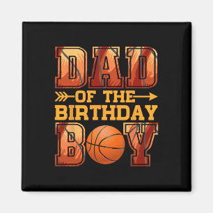 Vater Basketball Geburtstagsjunge Familie Baller B Magnet