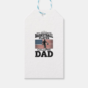 Vater-Basketball-Patriotisches Vintage-Gravur-T-Sh Geschenkanhänger