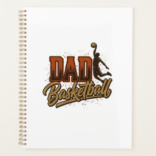 Vater Basketball Vintage Gravur Shirt Design_1 Planer