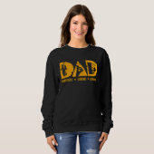 Vater Baumpfleger Mythos Legende Vatertag Sweatshirt (Vorne ganz)