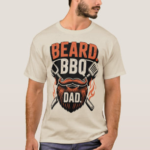 Vater BBQ Papa Lustiges Vatertags-Shirt T-Shirt