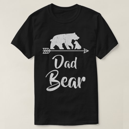 Vater Bear Matching Familienweihnachtskostüm T-Shirt (Design vorne)