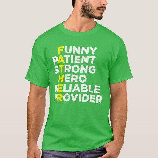 VATER BEDEUTUNG T-Shirt (Vorderseite)