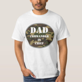 Vater, Befehlshaber des militärischen Hauptvaterma T-Shirt