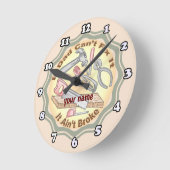 Vater beheben runde wanduhr (Winkel)