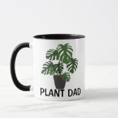 Vater bei Zuhause Pflanze bleibe Tasse (Links)
