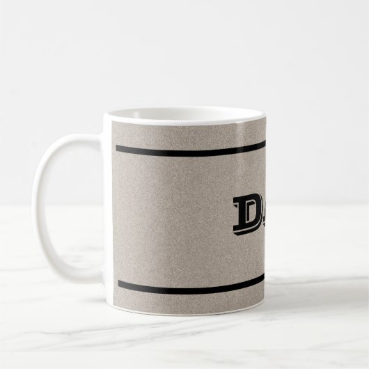 Vater Beige Tasse (Links)