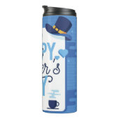 Vater bejubeln - Tribut an die Erwärmung des Herze Thermosbecher (Nach rechts gedreht)