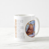 Vater Beschützer Held Lehrer Versorger Kaffeetasse (VorderseiteRechts)