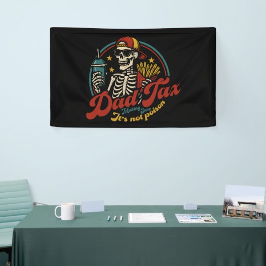 Vater besteuern sicherzustellen, dass es kein Gift Banner (Messeveranstaltung)