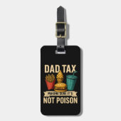 Vater besteuern sicherzustellen, dass es kein Gift Gepäckanhänger (Vorderseite vertikal)