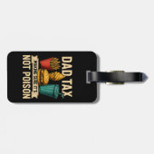 Vater besteuern sicherzustellen, dass es kein Gift Gepäckanhänger (Rückseite horizontal)