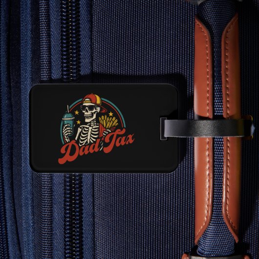 Vater besteuern sicherzustellen, dass es kein Gift Gepäckanhänger (Rückseite Insitu 2)