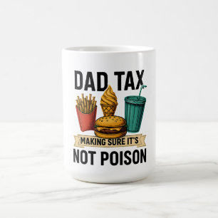 Vater besteuern sicherzustellen, dass es kein Gift Kaffeetasse