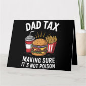 Vater besteuern sicherzustellen, dass es kein Gift Karte (Vorderseite)