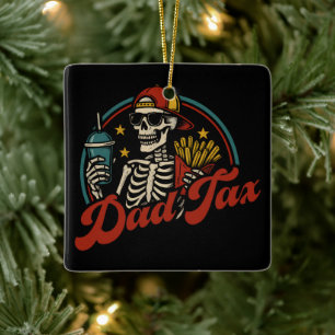 Vater besteuern sicherzustellen, dass es kein Gift Keramikornament
