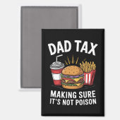 Vater besteuern sicherzustellen, dass es kein Gift Magnet (Vorderseite/Rückseite)