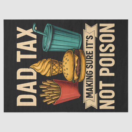 Vater besteuern sicherzustellen, dass es kein Gift Seidenpapier (Vorderseite)