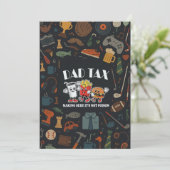 Vater besteuern sicherzustellen, dass sein nicht G Einladung (Stehend Vorderseite)