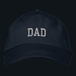 Vater Bestickte Baseballkappe<br><div class="desc">Perfekter Vatertag,  anpassbar,  anpassbarer Hut.  Auch macht ein großes Geschenk für alle Väter zu sein.  Diese blaue Marinekappe ist von hoher Qualität,  auf der Vorderseite ist "Vater" bestickt.  Fügen Sie den Namen Ihres Vaters hinzu,  um ihn zu personalisieren.  Ein besonderes Geschenk für besondere Väter überall.</div>