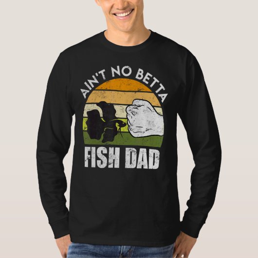 Vater Betta Fish T-Shirt (Vorderseite)