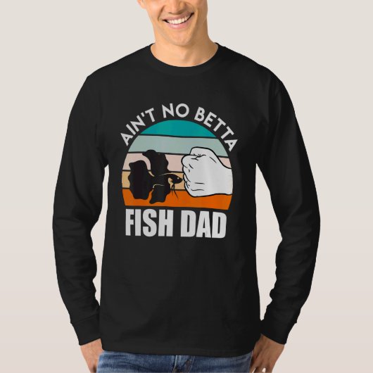 Vater Betta Fish T-Shirt (Vorderseite)