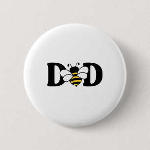 Vater Bienenzucht Niedlich 1. Geburtstag Matching Button