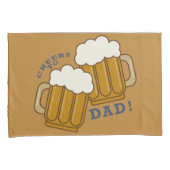 Vater-Biermuster-Muster Kissenbezug (Vorderseite-Rechts)