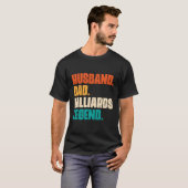 Vater Billiard Legend Pool Player T-Shirt (Vorne ganz)